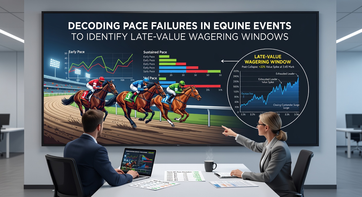 Live odds scherm met verschuivende koersen tijdens een paardenrace