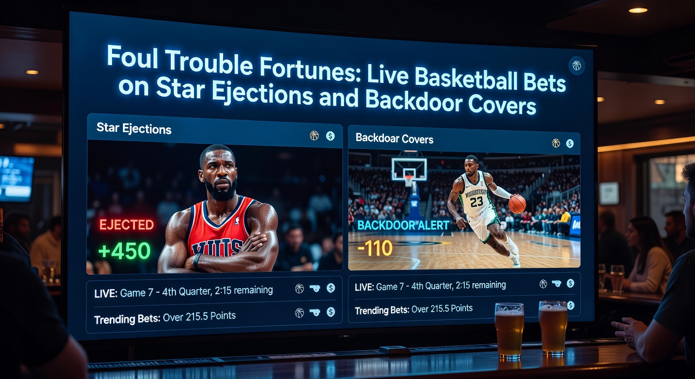 Dramatische backdoor cover in NBA: team scoort late driepunter om de spread te dekken, fans in extase op de tribune