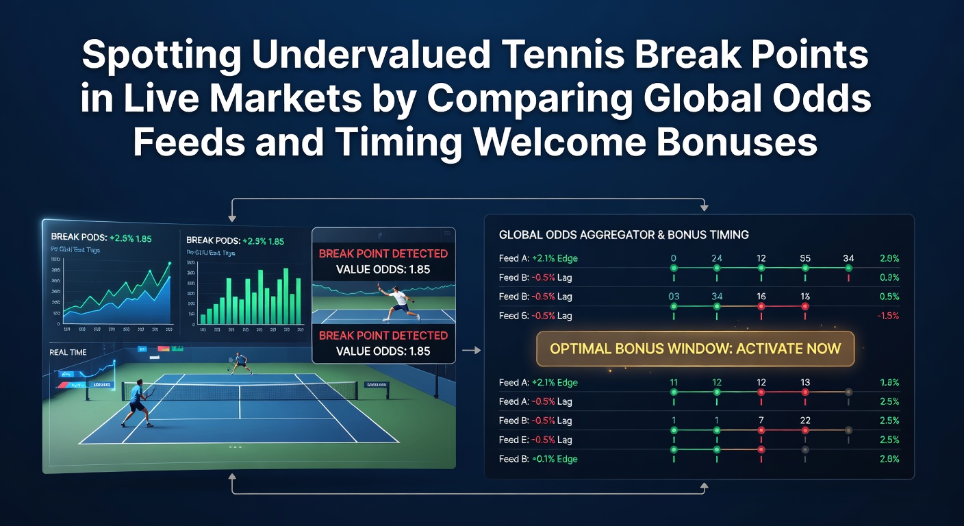 Analyse van live tennis odds feeds voor break point kansen in mei 2026